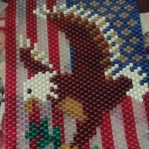 Handmade American eagle Sun catcher